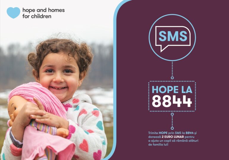 Fundația Hope and Homes for Children a investit anul trecut peste 18 milioane de lei în educația, sănătatea și protecția a peste 2.000 de copii vulnerabili din România și în construcția a 11 case de tip familial