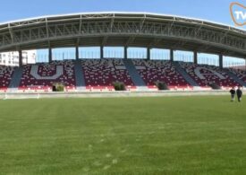 Gafă uriașă la un stadion de 14 milioane de euro din România (Foto)