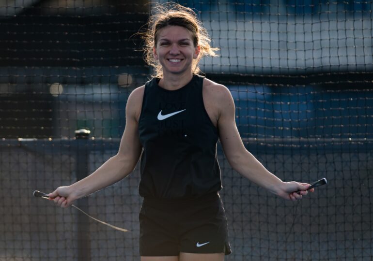 Simona Halep face un gest minunat