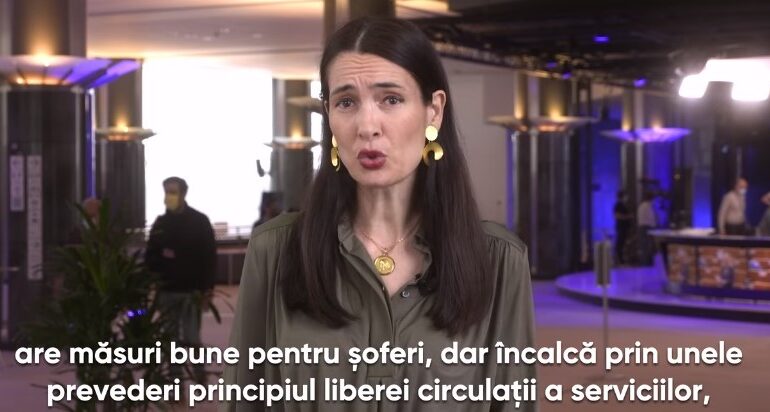 Clotilde Armand critică noua directivă pentru transportatori: Solicit Guvernului României să conteste la Curtea de Justiție a UE (Video)