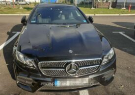 Mercedes de 87.000 de euro, căutat în Polonia, găsit la intrarea în România (Foto)