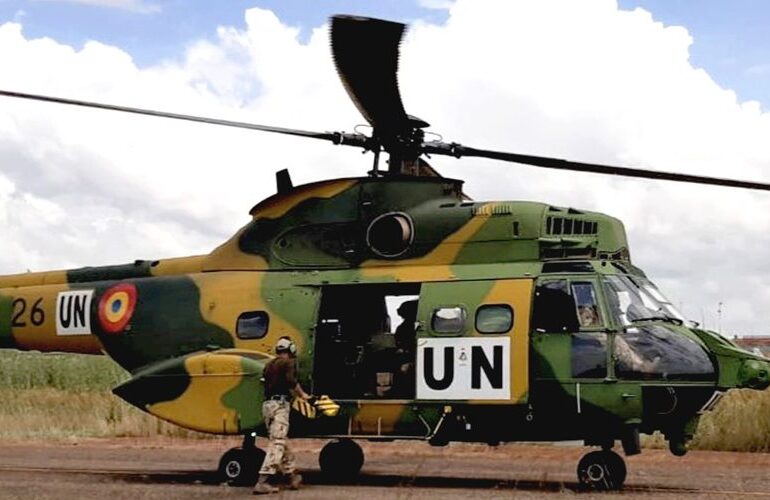 Un elicopter românesc din forța de menținere a păcii din Mali s-a răsturnat în timpul unei misiuni