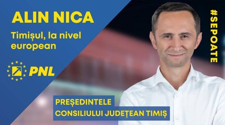 Liberalul Alin Nica este noul preşedinte al CJ Timiş, unde PSD a obținut doar 14%
