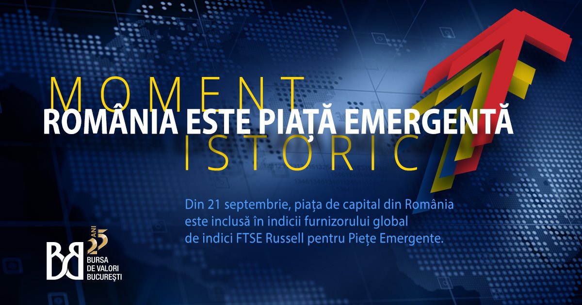 Moment istoric pentru piața de capital din România Promovează la
