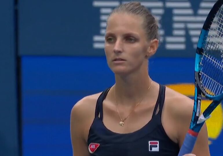 Karolina Pliskova, reacție nervoasă după eliminarea de la US Open