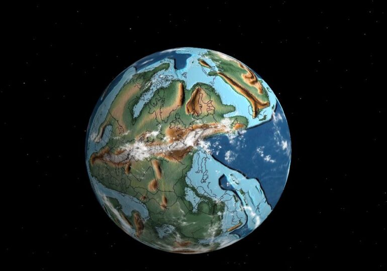 Hartă interactivă: Caută-ți orașul și vezi cum arăta Pământul acum sute de milioane de ani!