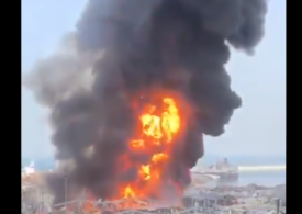 Incendiu de proporţii în portul din Beirut, la o lună după explozia uriaşă în care au murit 190 de oameni