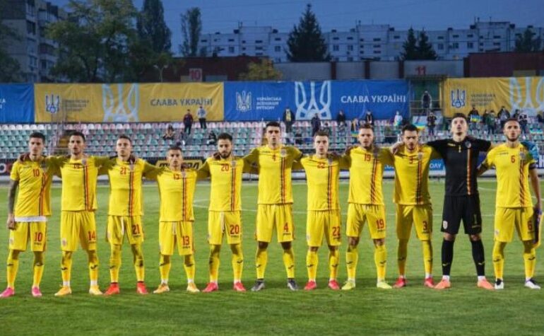 Naționala de tineret pierde în Ucraina după un penalti controversat