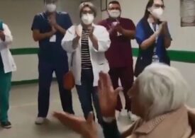 O femeie de 103 ani a supravieţuit COVID-19 (Video)