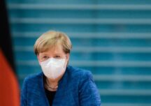 Merkel mască