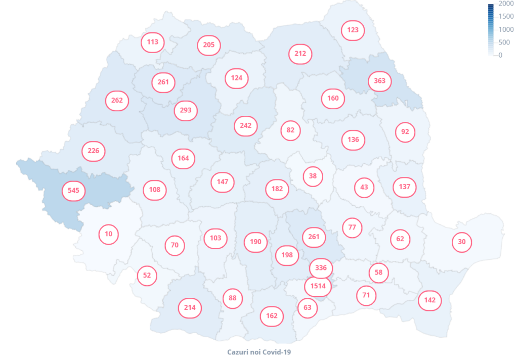 hartă cazuri