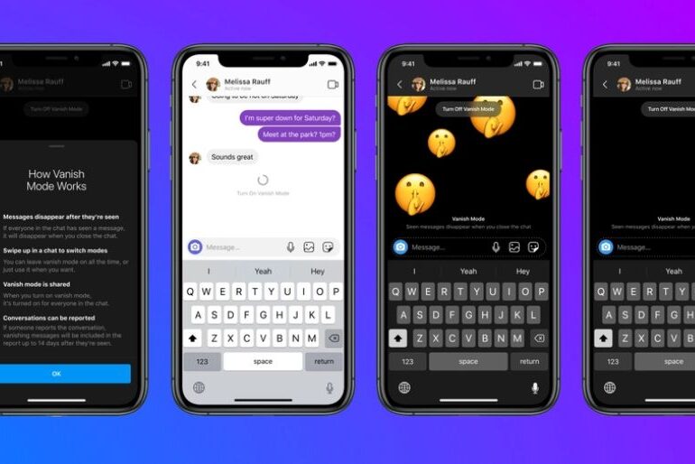 Facebook lansează o opţiune pentru Messenger şi Instagram prin care mesajele se şterg singure