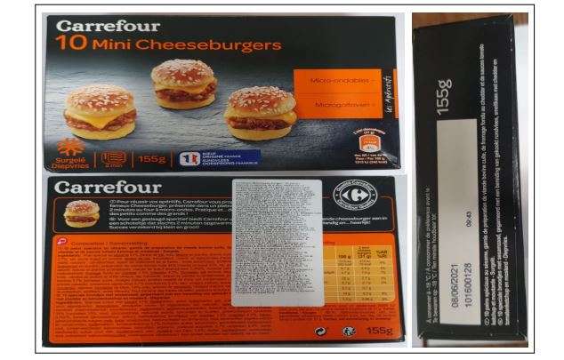Alertă alimentară la Carrefour: Mini Cheeseburgers cu oxid de etilenă peste limite