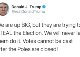 Donald Trump, luat la mișto pe Internet după o greşeală într-o postare pe Twitter