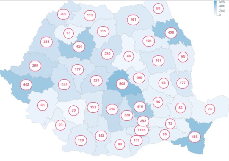 Rata de infectare crește în București, Ilfov și Brașov. Vești mai bune vin din Sibiu