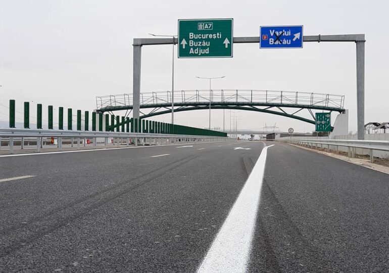 Primul tronson de șosea de mare viteză din Moldova: Iohannis și Orban au inaugurat 16 km, cu restricții de viteză