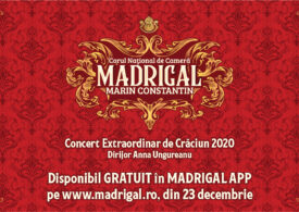 Corul Madrigal oferă românilor Concertul extraordinar de Crăciun 2020