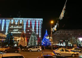 Iluminatul festiv a fost aprins la Ploieşti de şefa Secţiei ATI a Spitalului Judeţean