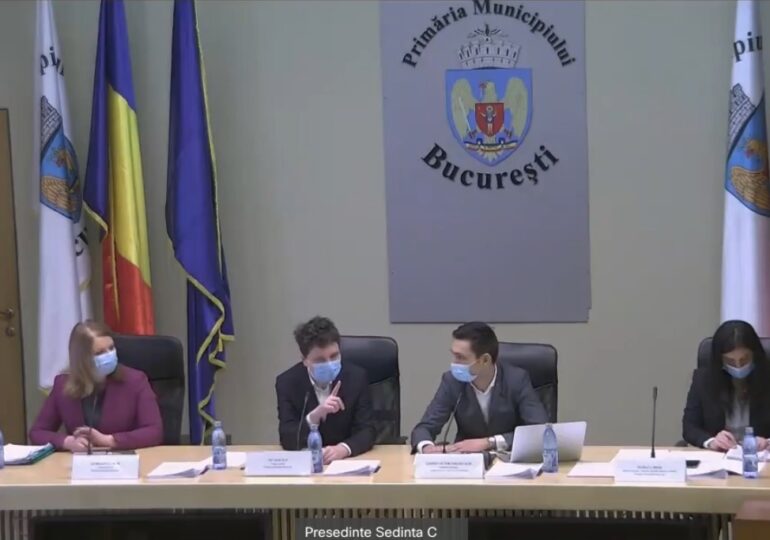 Scandal la începutul ședinței de Consiliu General: Lucrările s-au suspendat după ce grupul PSD a refuzat să rămână în sala care i-a fost alocată de Nicușor Dan