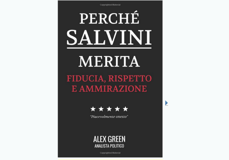 O carte despre Matteo Salvini, care conține doar pagini goale, a devenit bestseller în Italia