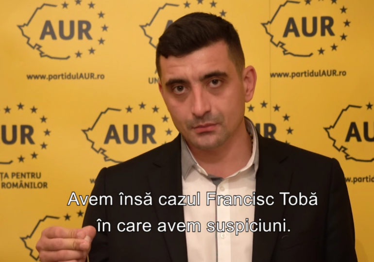 După ce a fost huiduit la Timișoara pentru ”torționarii comuniști din partid”, George Simion anunță că mandatul de parlamentar pentru Francisc Tobă nu va fi validat