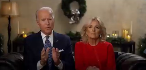 Joe și Jill Biden le-au transmis americanilor un mesaj de sărbători: Se apropie zile mai bune (VIDEO)