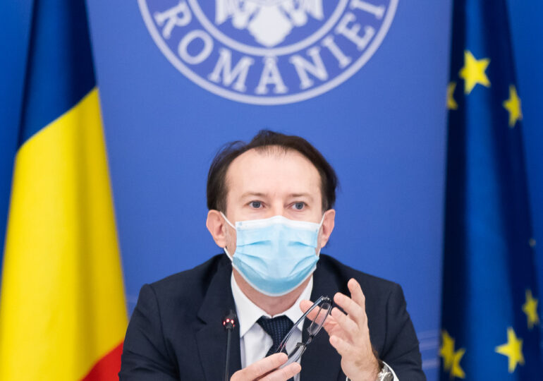 Premierul Cîţu anunţă că măsurile economice de ajutor în pandemie se vor prelungi până pe 30 iunie 2021