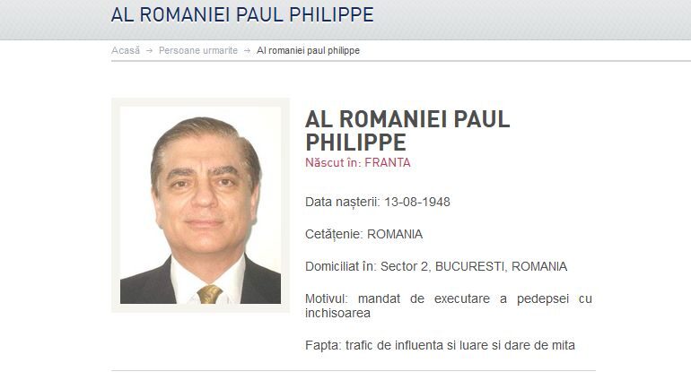 Franța refuză, definitiv, extrădarea lui Paul de România. Gorghiu: Instanța și-a depășit competențele