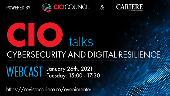 Descoperă cele mai noi tendințe și tehnologii în securitate cibernetică și reziliență digitală la CIO TALKS