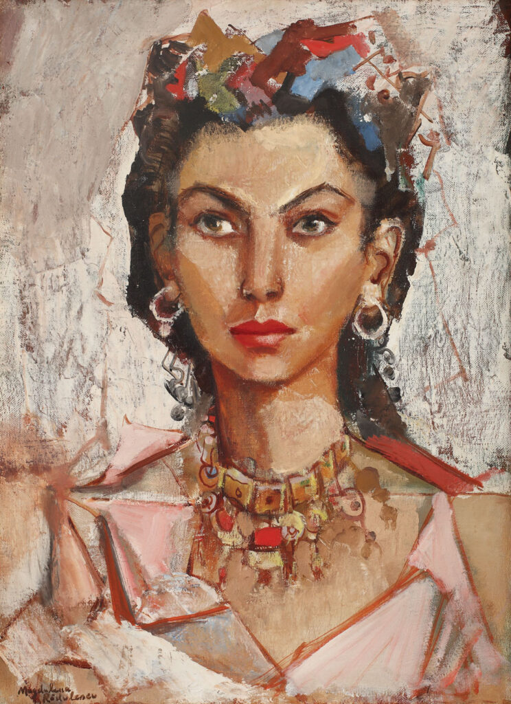 Magdalena-Radulescu-Autoportret-in-costum-oriental