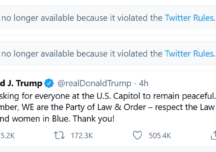 Trump blocat Twitter