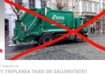 Protest la Sibiu faţă de schimbarea modului de calcul al taxei de salubrizare, care se majorează pentru unii