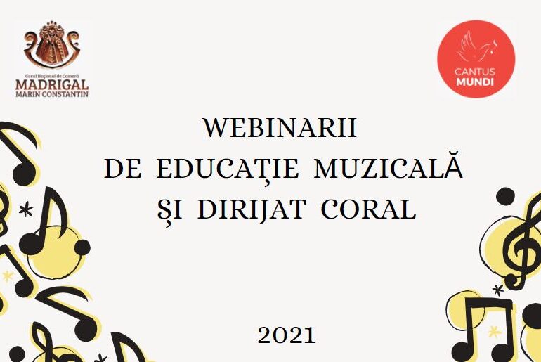 Corul Madrigal și Cantus Mundi lansează o nouă ediție a Cursurilor online de Educație muzicală și dirijat coral