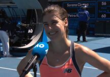 Reacția Soranei Cîrstea după ce a eliminat-o pe Petra Kvitova: Australienii au aplaudat-o frenetic (Video)