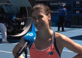 Reacția Soranei Cîrstea după ce a eliminat-o pe Petra Kvitova: Australienii au aplaudat-o frenetic (Video)