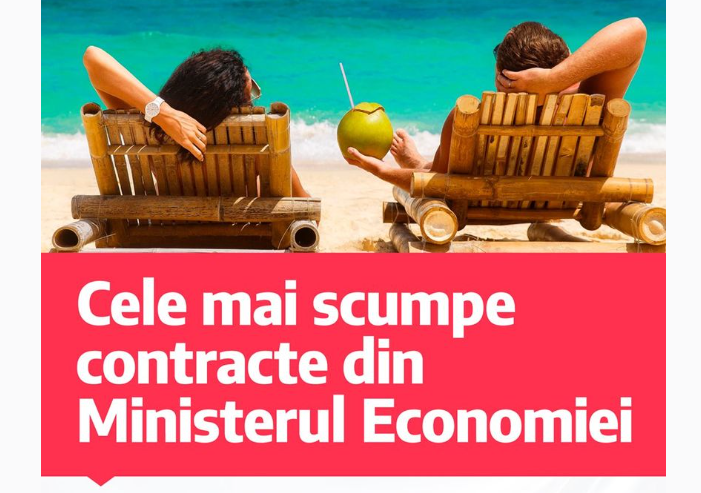 Claudiu Năsui dezvăluie care sunt cele mai scumpe contracte din Ministerul Economiei