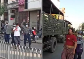 Armata din Myanmar a blocat accesul la internet pentru a doua noapte consecutiv. Oamenii au ieşit din nou în stradă (Foto&Video)