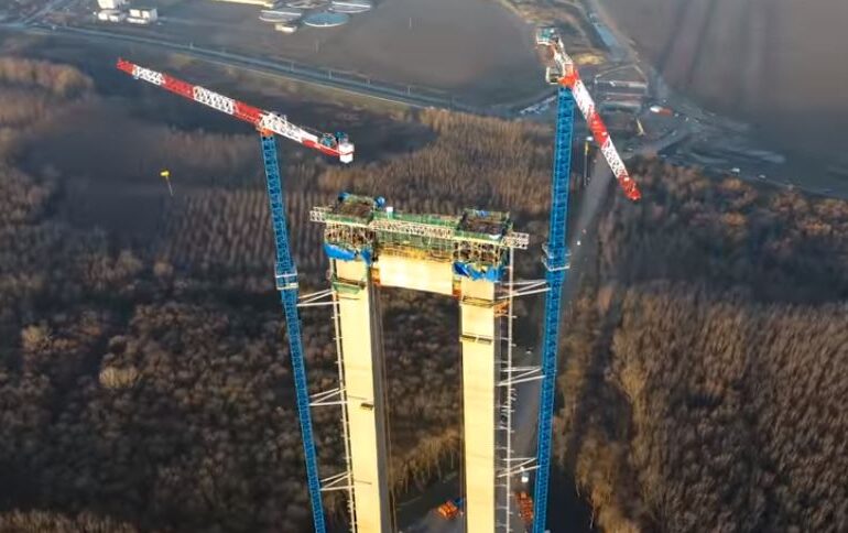 Drulă: La Podul de la Brăila lucrările merg din plin, dar la drumurile expres de legătură nu au început încă. Nu am găsit autorizaţia de construire emisă (Video)