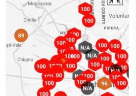 Poluare periculoasă în București. Cei mai mulți senzori Airlive sunt la maxim. Şeful Gărzii de Mediu: E bine să nu aerisim! (Galerie foto)