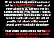 Hollywood Vampires a anulat tot turneul european, inclusiv concertul de la București