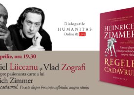 Gabriel Liiceanu și Vlad Zografi, dialog online, astăzi, despre pasionanta carte „Regele și cadavrul. Poveste despre biruința sufletului asupra răului”