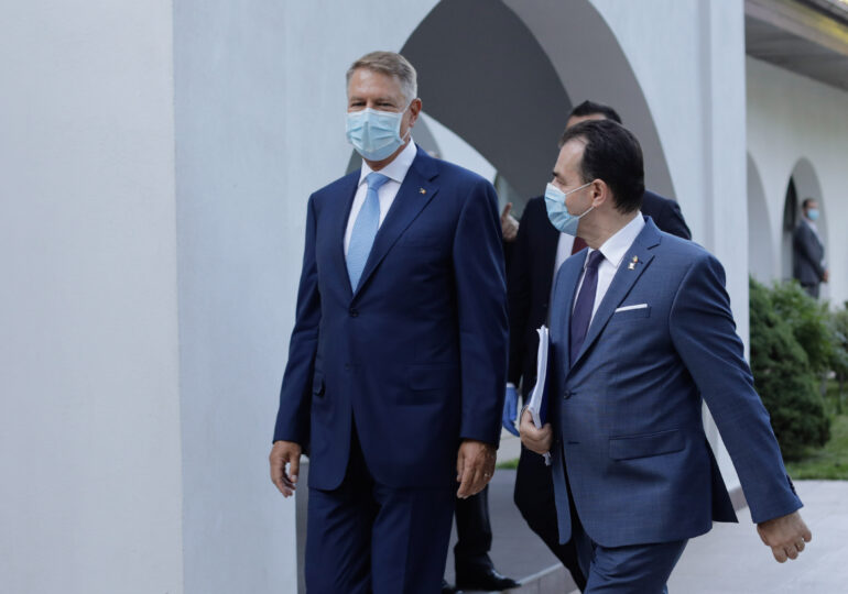 Iohannis i-a chemat la Cotroceni pe Cîțu și Orban, să vorbească despre Planul de Redresare