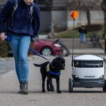 Roboţii autonomi care livrează colete devin pietoni în oraşele americane