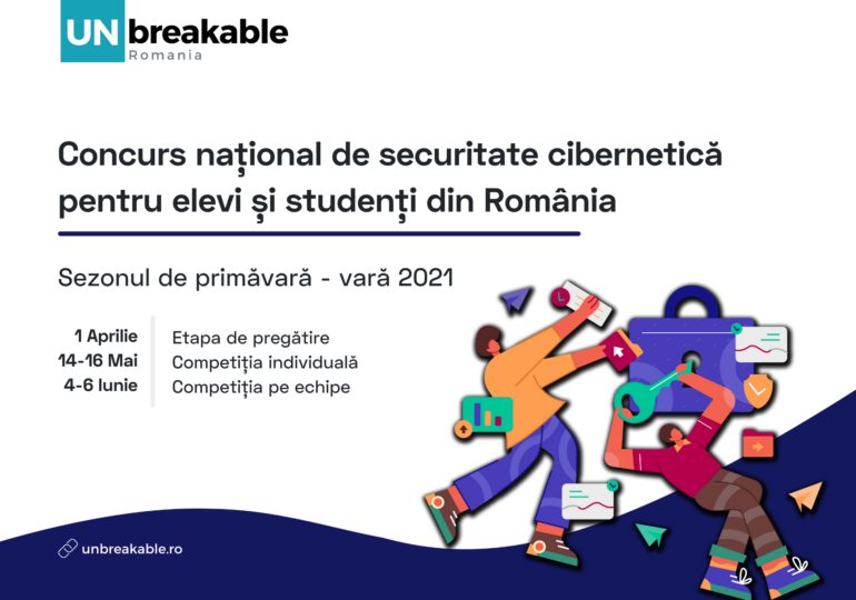 UNbreakable România anunță când și cum se desfășoară concursul de securitate cibernetică pentru elevi și studenți anul acesta