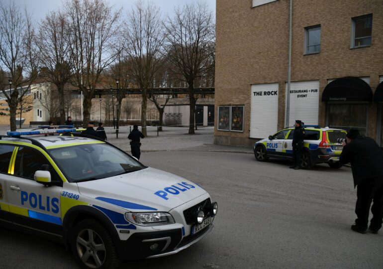 Opt persoane au fost înjunghiate în Suedia, într-un posibil atac terorist