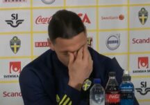 Ibrahimovic a izbucnit în lacrimi în timpul unei conferințe de presă (Video)