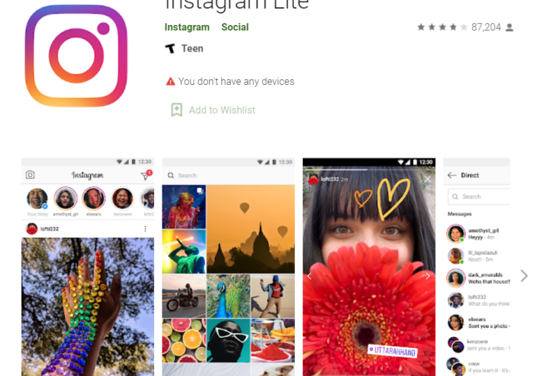 Facebook a lansat Instagram Lite în peste 170 de ţări. Ce este diferit față de prima versiune
