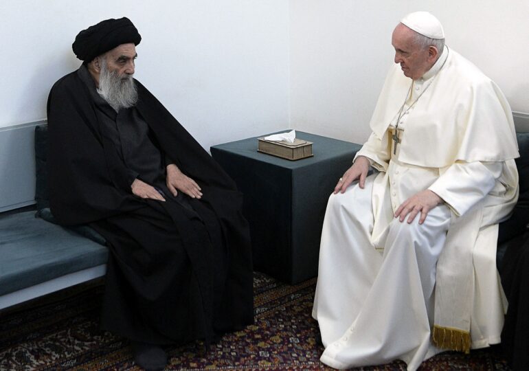 Irakul declară 6 martie zi naţională de toleranţă, după întrevederea dintre papa Francisc şi marele ayatollah Al-Sistani