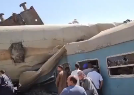 Coliziune între două trenuri în Egipt: Cel puţin 30 de oameni au murit (Foto&Video)