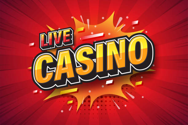 Live casino, font expression pop art comic speech 